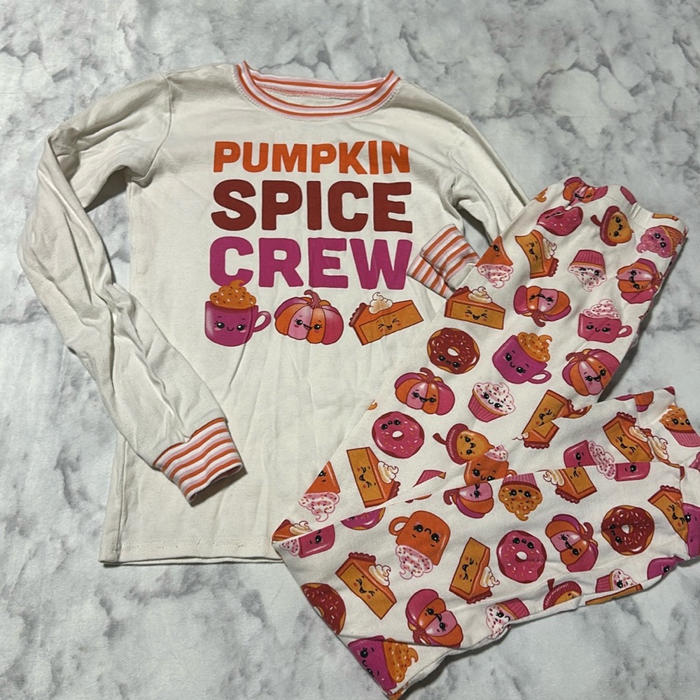 Children’s Place / PJ Place Pumpkin Spice Kids PJs - Size 12
